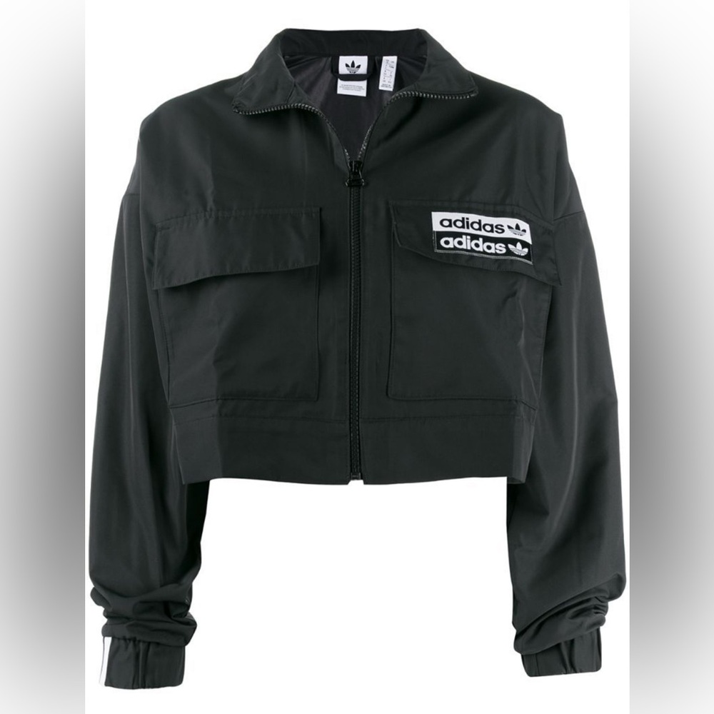 Adidas cropped rain jacket